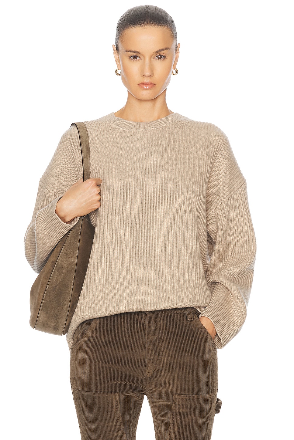 Image 1 of NILI LOTAN Payten Sweater in Beige Melange