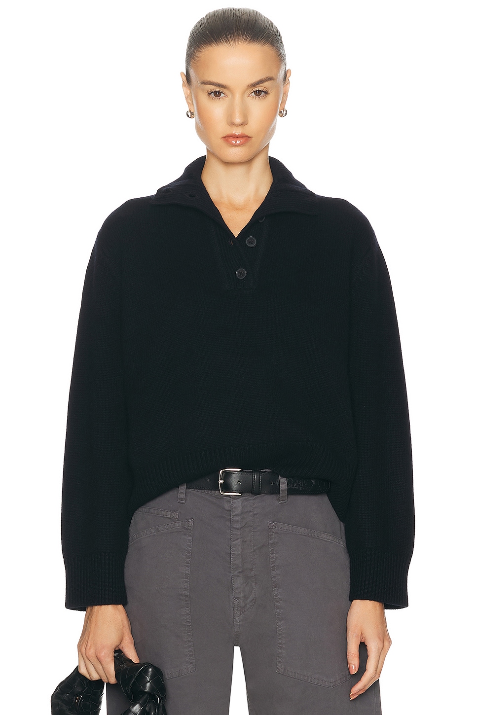 Image 1 of NILI LOTAN Renata Sweater in Dark Navy