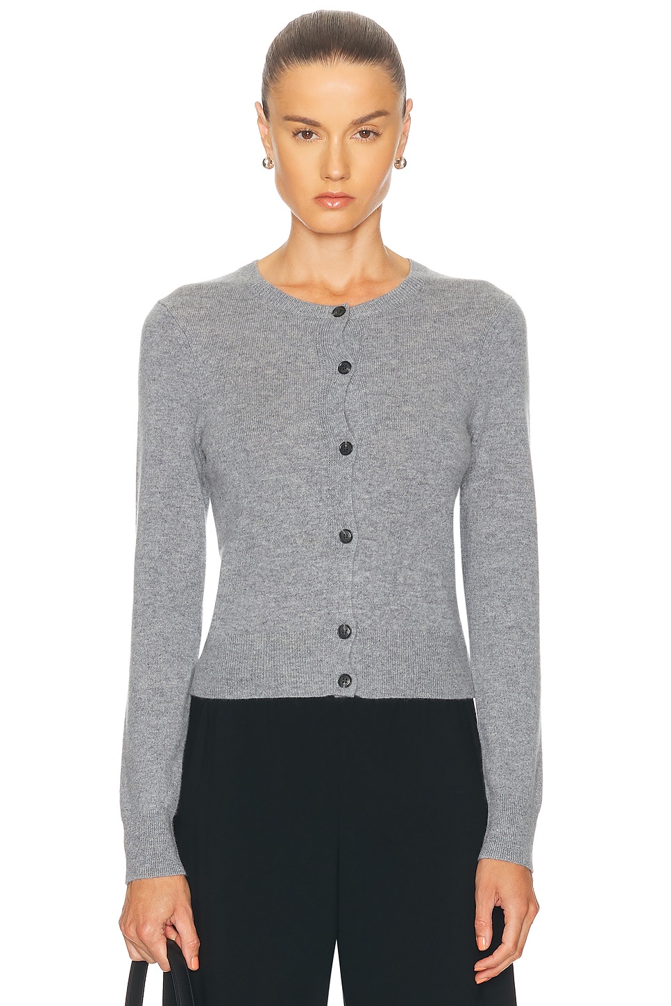 Nili Lotan March Cardigan In Gray