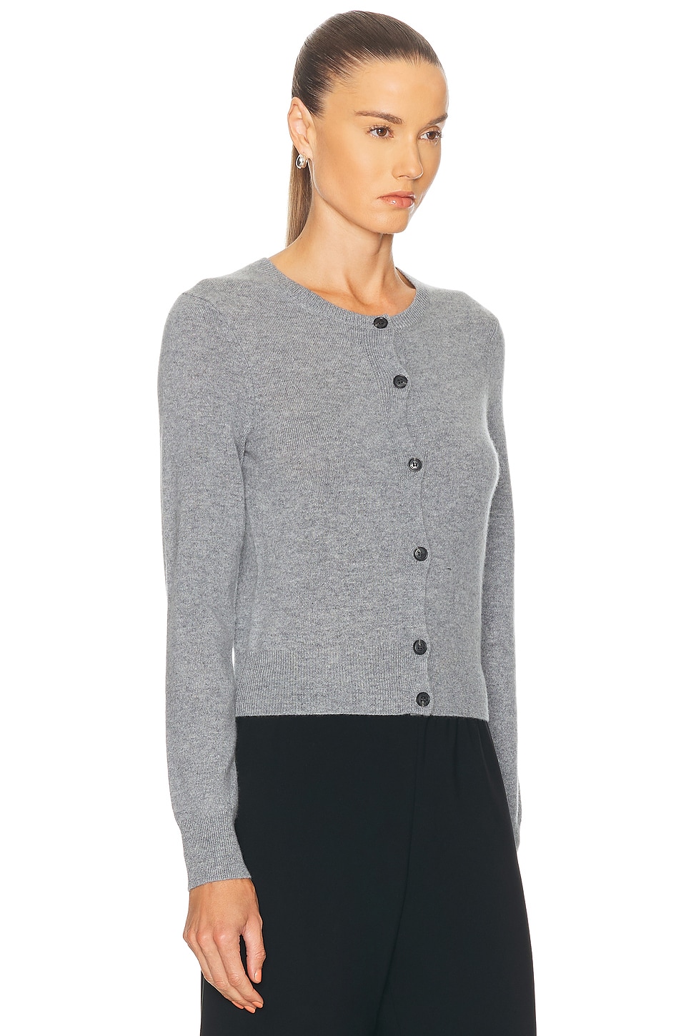 Nili Lotan March Cardigan In Gray