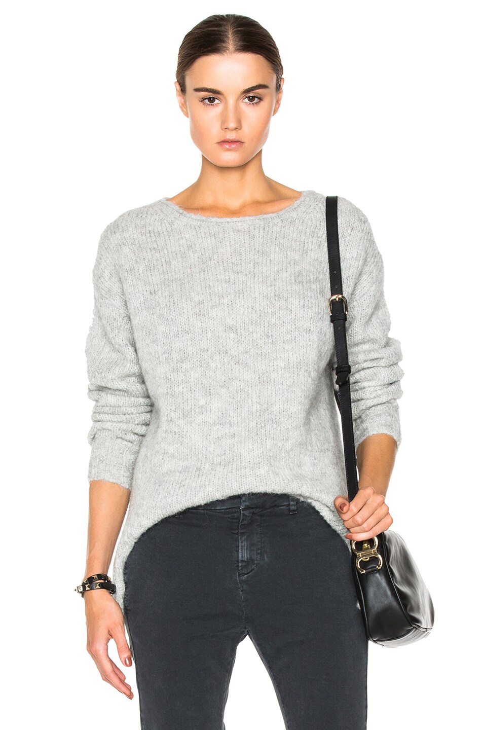 Image 1 of NILI LOTAN Over Sized Pullover Sweater in Pebble
