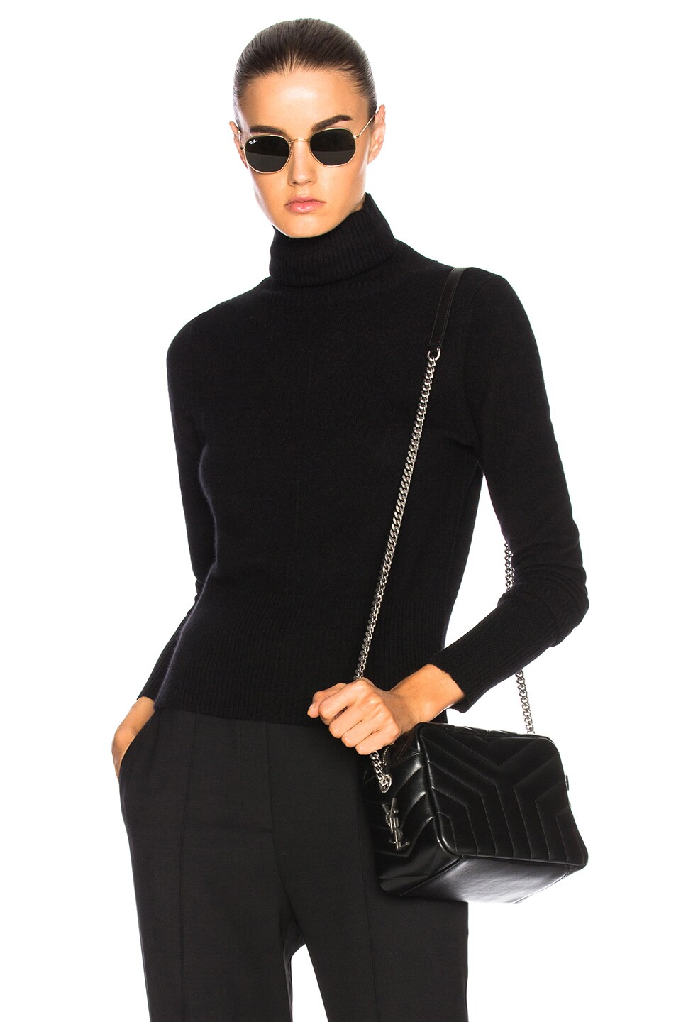 Image 1 of NILI LOTAN Margot Sweater in Black