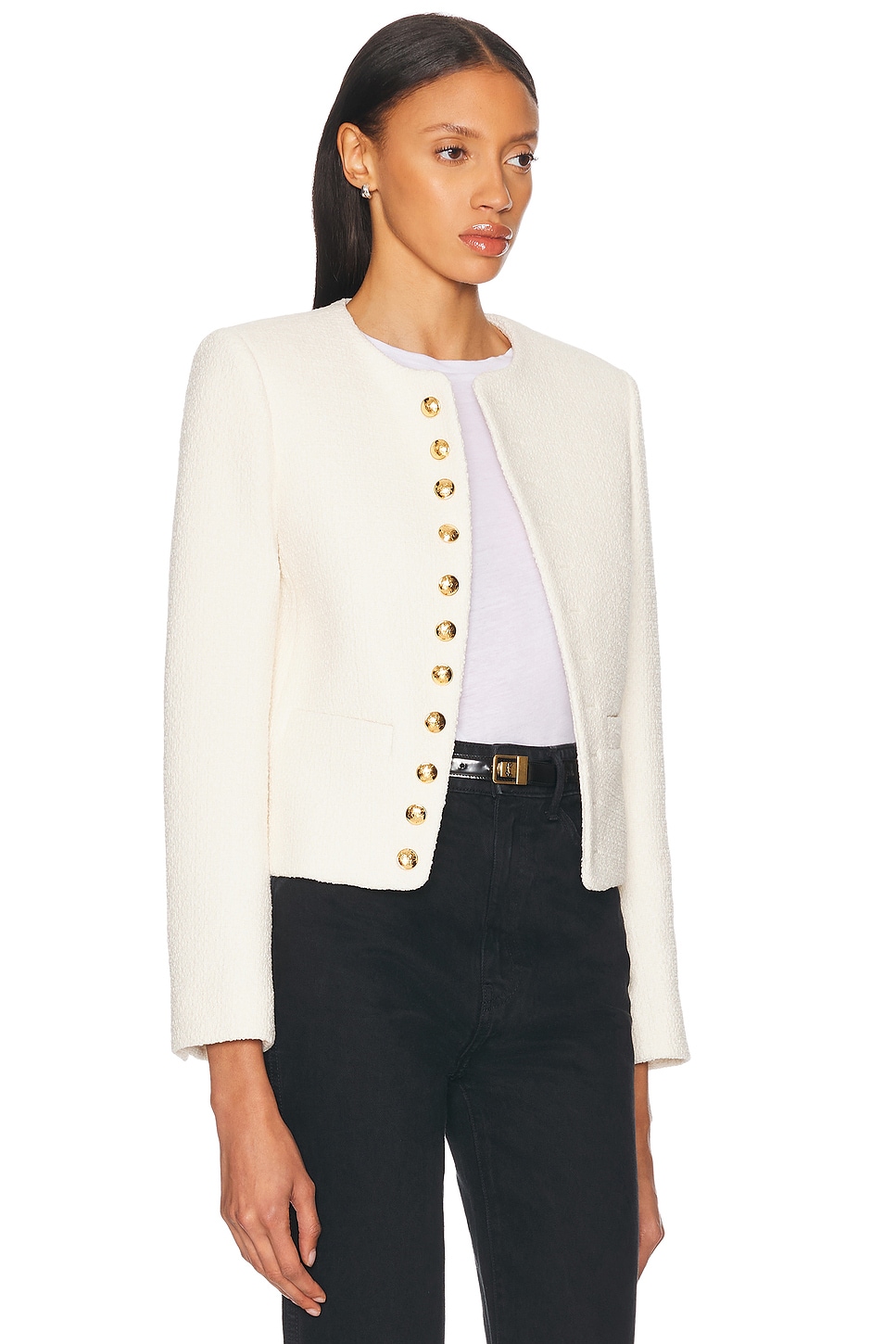 Nili Lotan Harry Open-knit Cashmere Cardigan In White