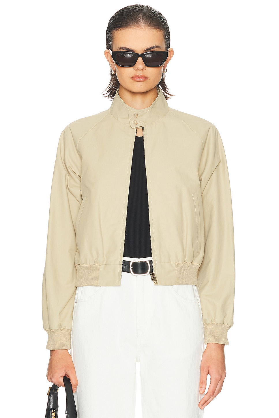 Nili Lotan Lauzerte Bomber Jacket In Brown