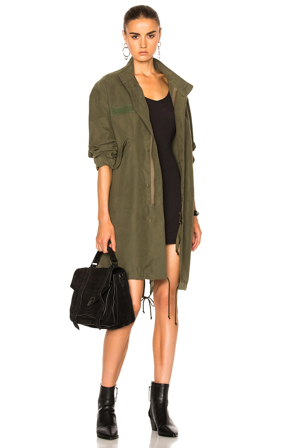 Image 1 of NILI LOTAN West Military Jacket in Army Green