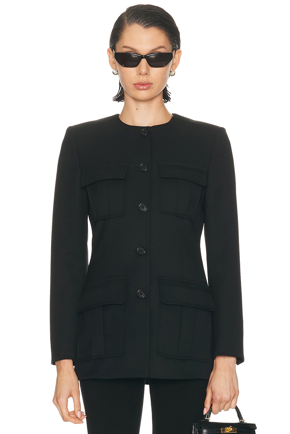 Image 1 of NILI LOTAN Gabriella Jacket in Black