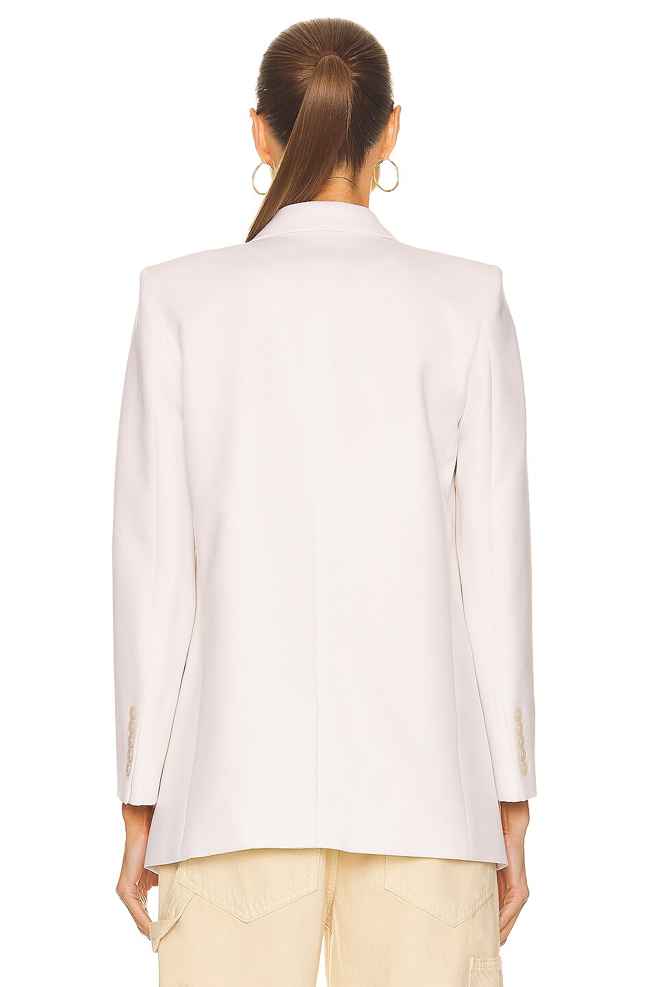 NILI LOTAN Diane Blazer in White | FWRD