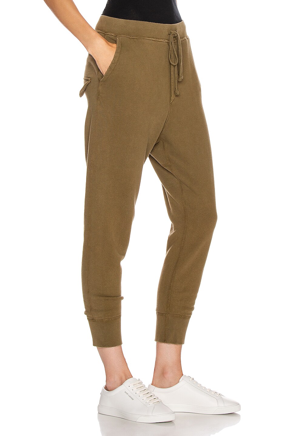 NILI LOTAN Nolan Pant in Army Green | FWRD