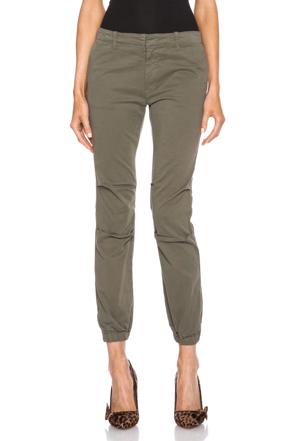 Image 1 of NILI LOTAN French Military Pant in Army Green