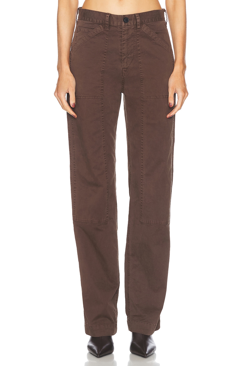 Image 1 of NILI LOTAN Tibault Pant in Wood