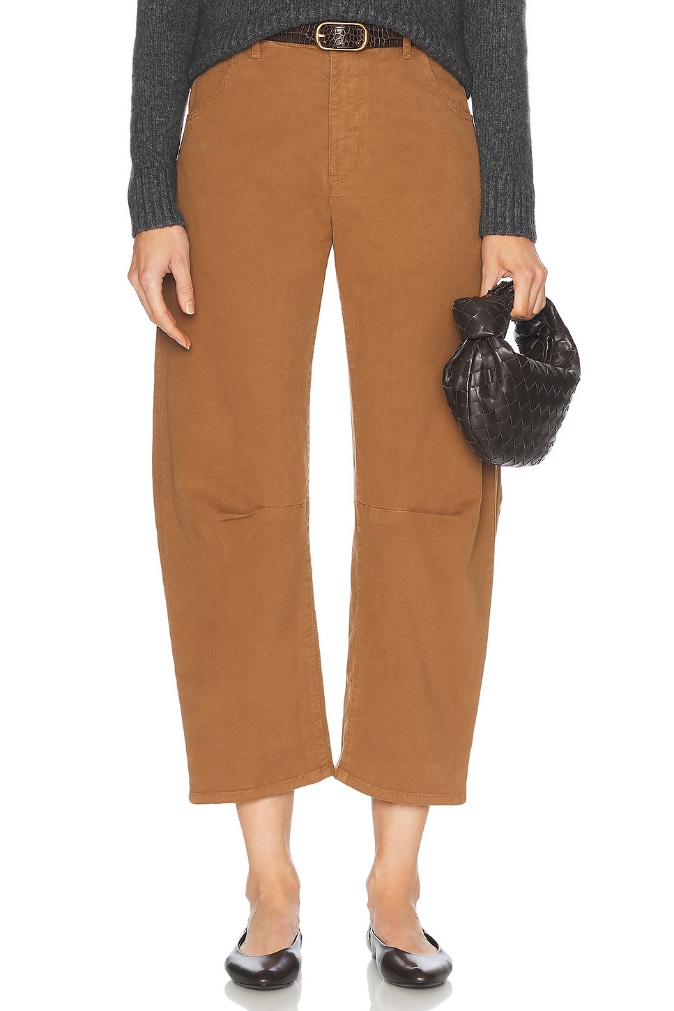 Image 1 of NILI LOTAN Emerson Pant in Rust