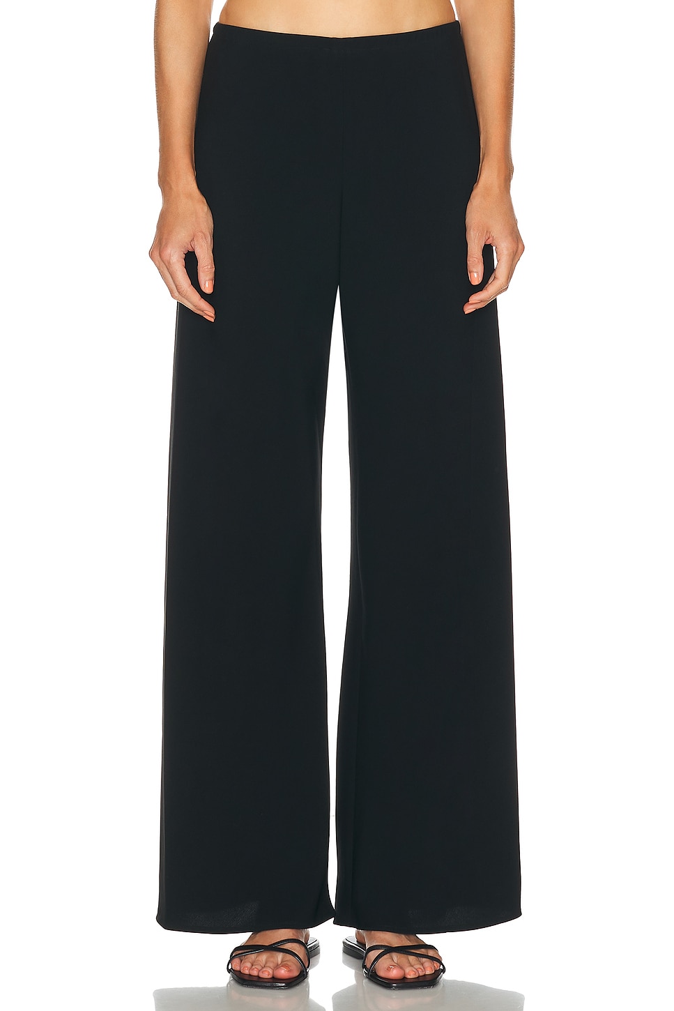 Marlow Wide Leg Pant in Black