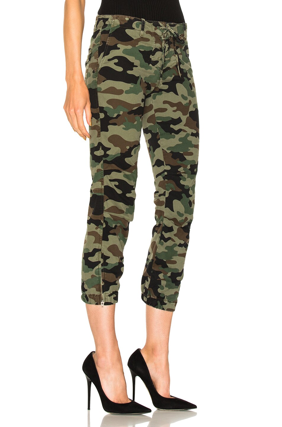 NILI LOTAN French Military Camouflage-Print Brushed Cotton-Blend Twill ...