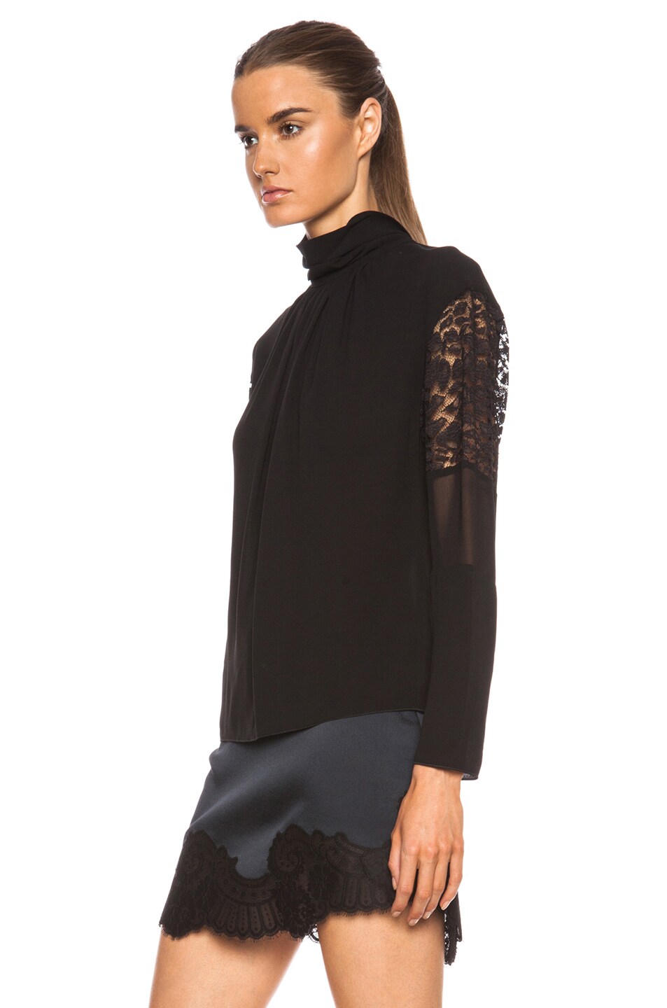 nina ricci silk blouse