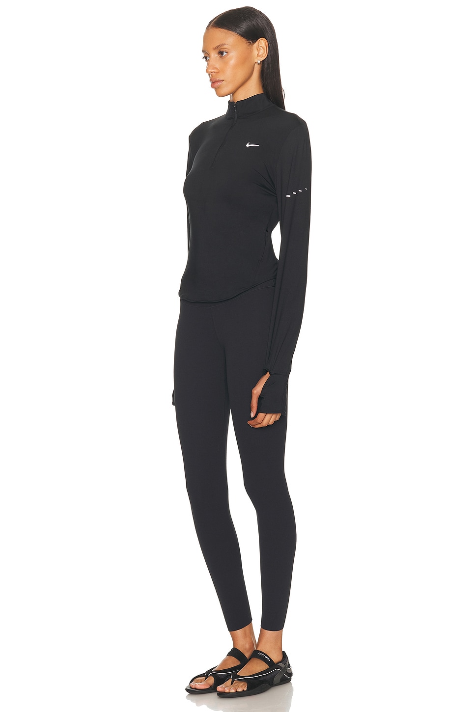 Nike Swift Dri-fit Uv 1/2 Zip Running Top