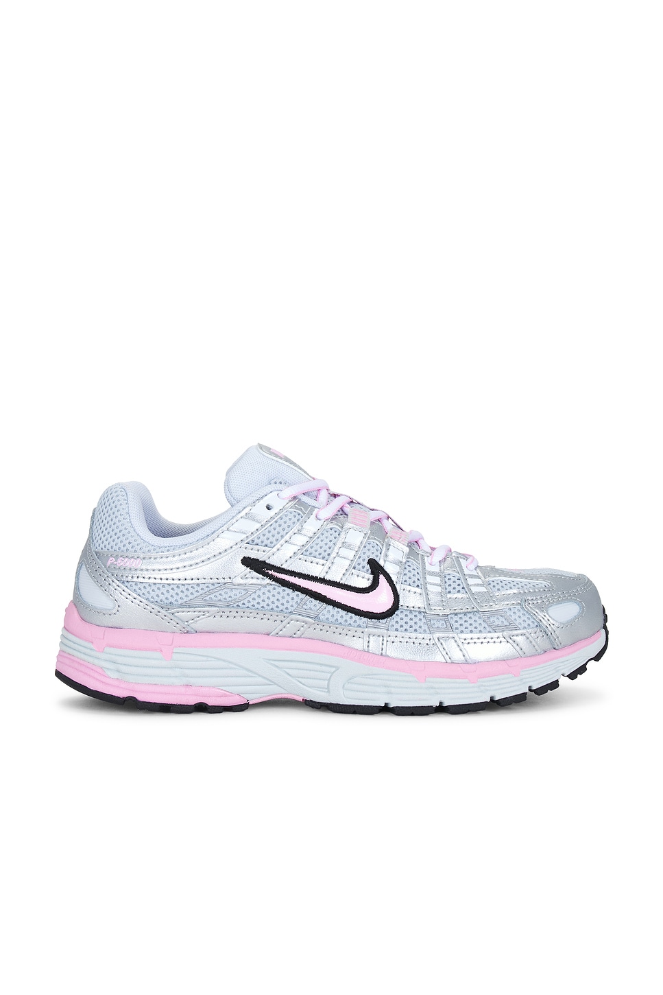 Nike P-6000 Sneaker in Metallic Silver