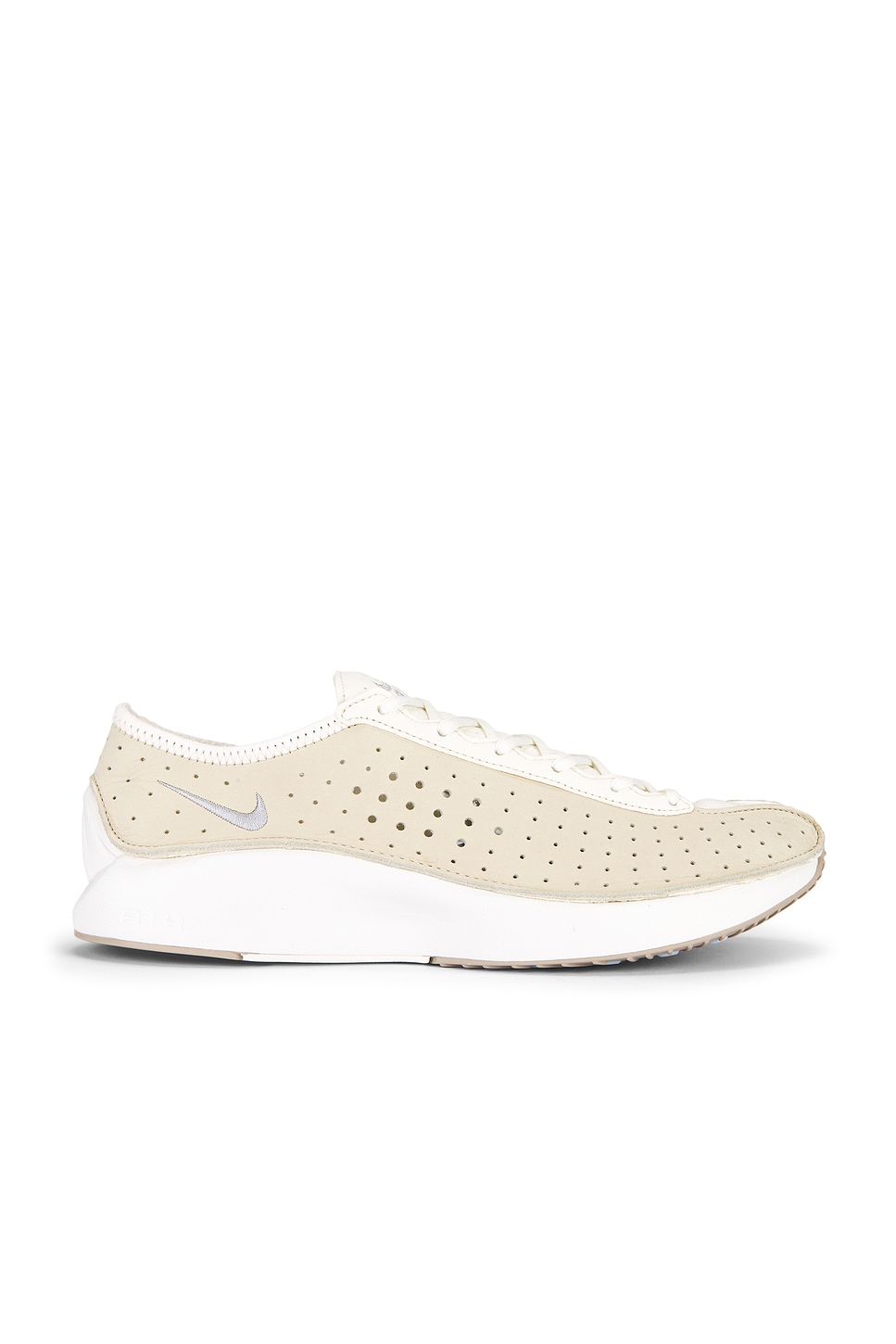 Image 1 of Nike Air Superfly Suede Sneaker in Coconut Milk, Metallic Silver & Sail