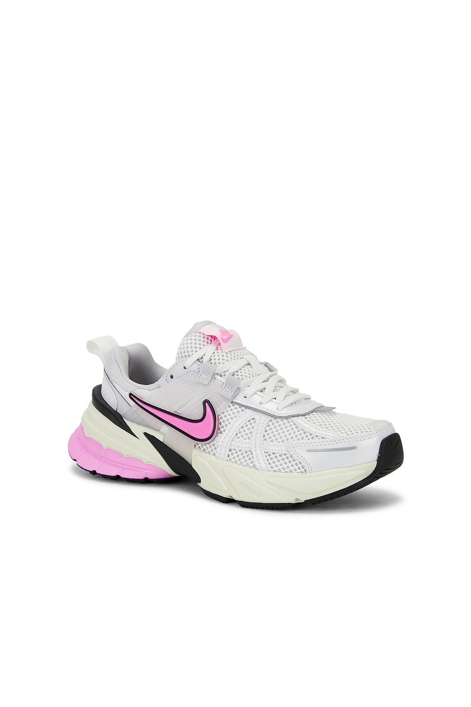 Nike V2K Run Sneaker - back view in White