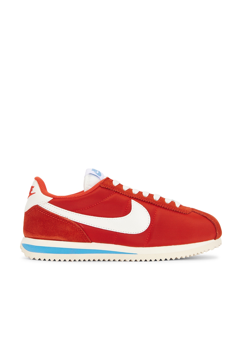 Image 1 of Nike Cortez Sneaker in Picante Red, Sail & University Blue
