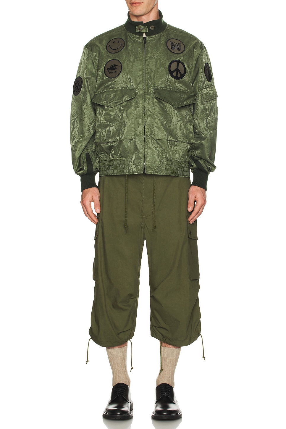 Image 1 of Needles Field Shorts in Olive