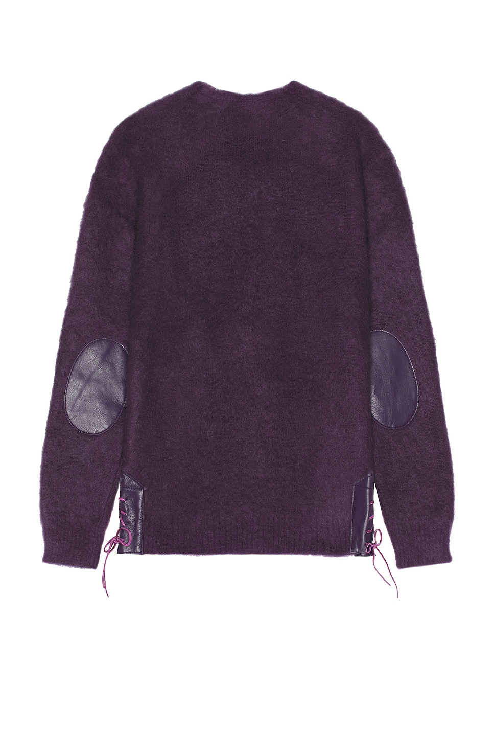 Shop Needles Ep Mohair Cardigan Solid In Purple