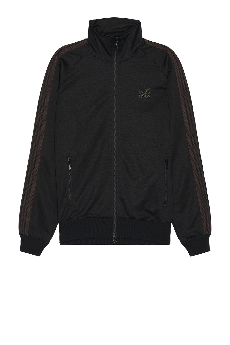 Image 1 of Needles Poly Smooth Track Jacket In Black in Black