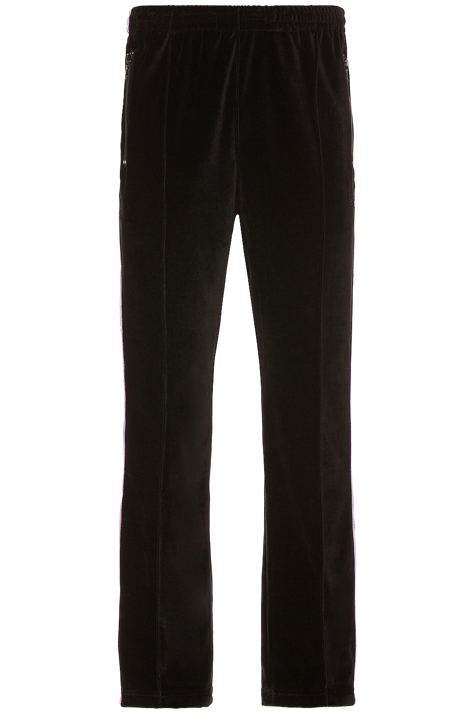 Needles Velour Track Pant in Black FWRD