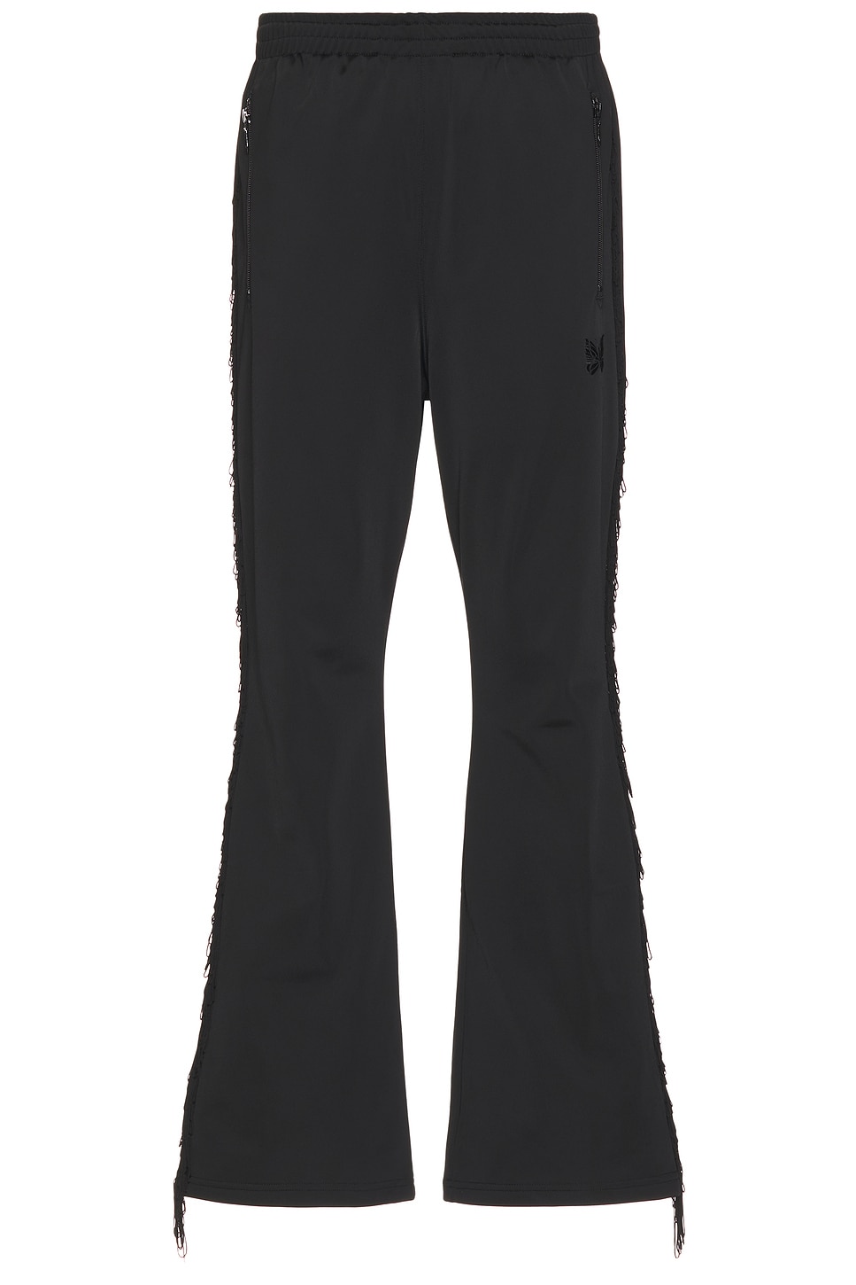 Fringe Boot-Cut Track Pant PeTa Bright Jersey in Black