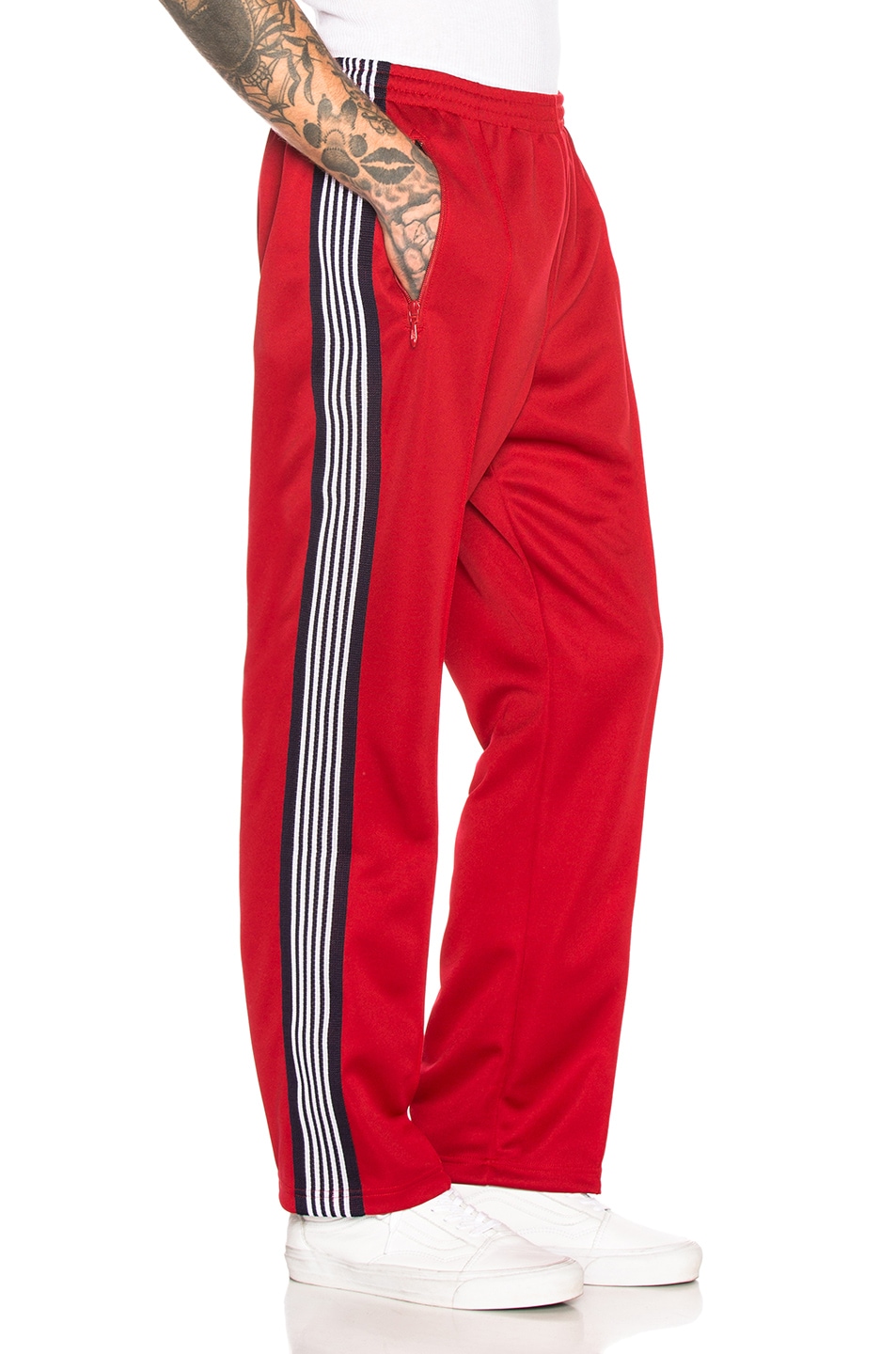 Image 1 of Needles Narrow Track Pant in Red