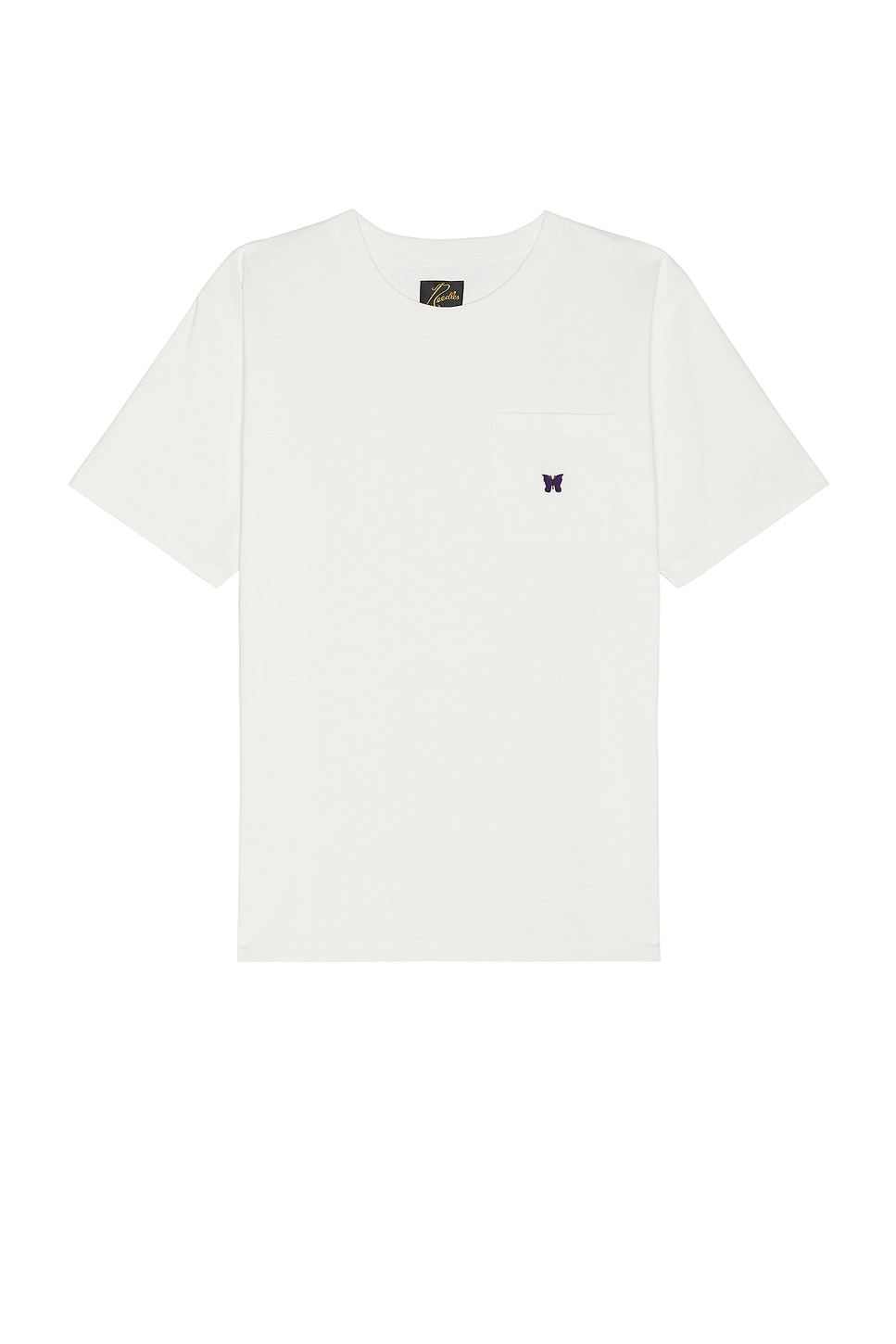 Image 1 of Needles Short Sleeve Crew Neck Tee Poly Jersey in White