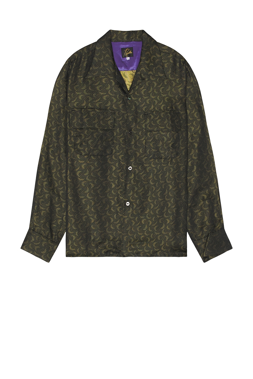 Shop Needles Classic Shirt Rpe Crescent Jq In Green