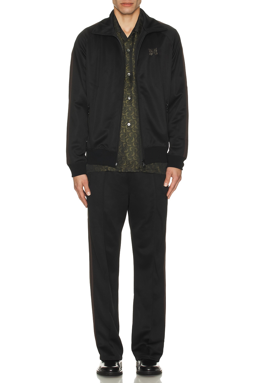 Image 1 of Needles Classic Shirt RPe Crescent Jq in Green