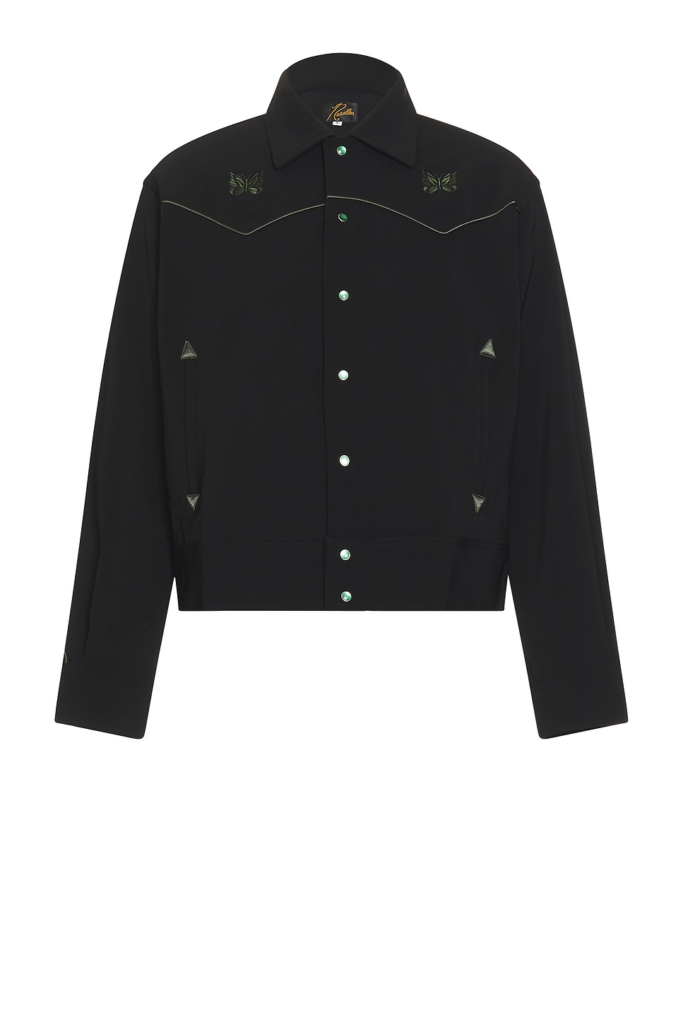 Piping Cowboy Jac Pepu Shirt In Black in Black