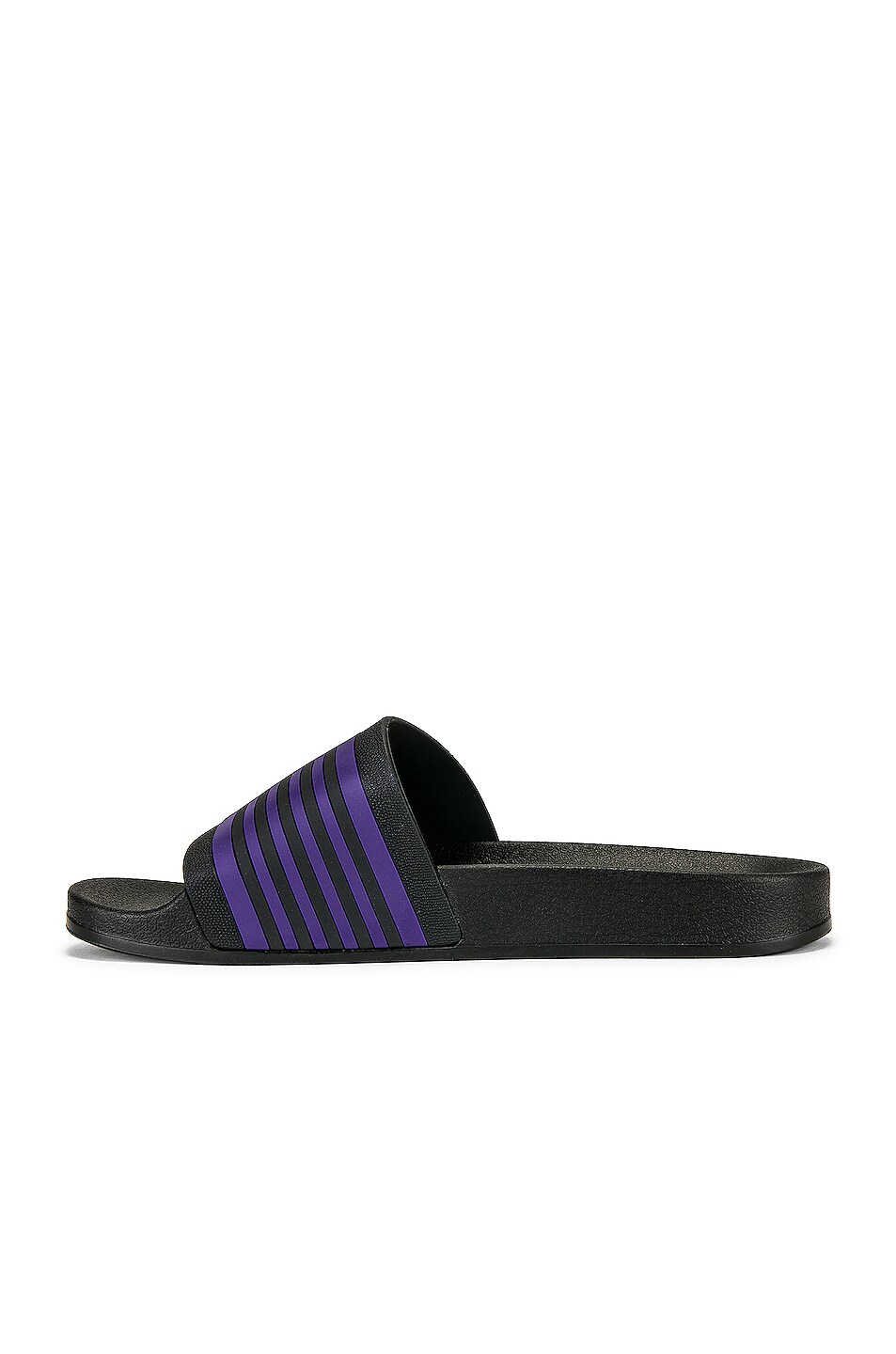 Needles Shower Sandals in Black & Purple | FWRD
