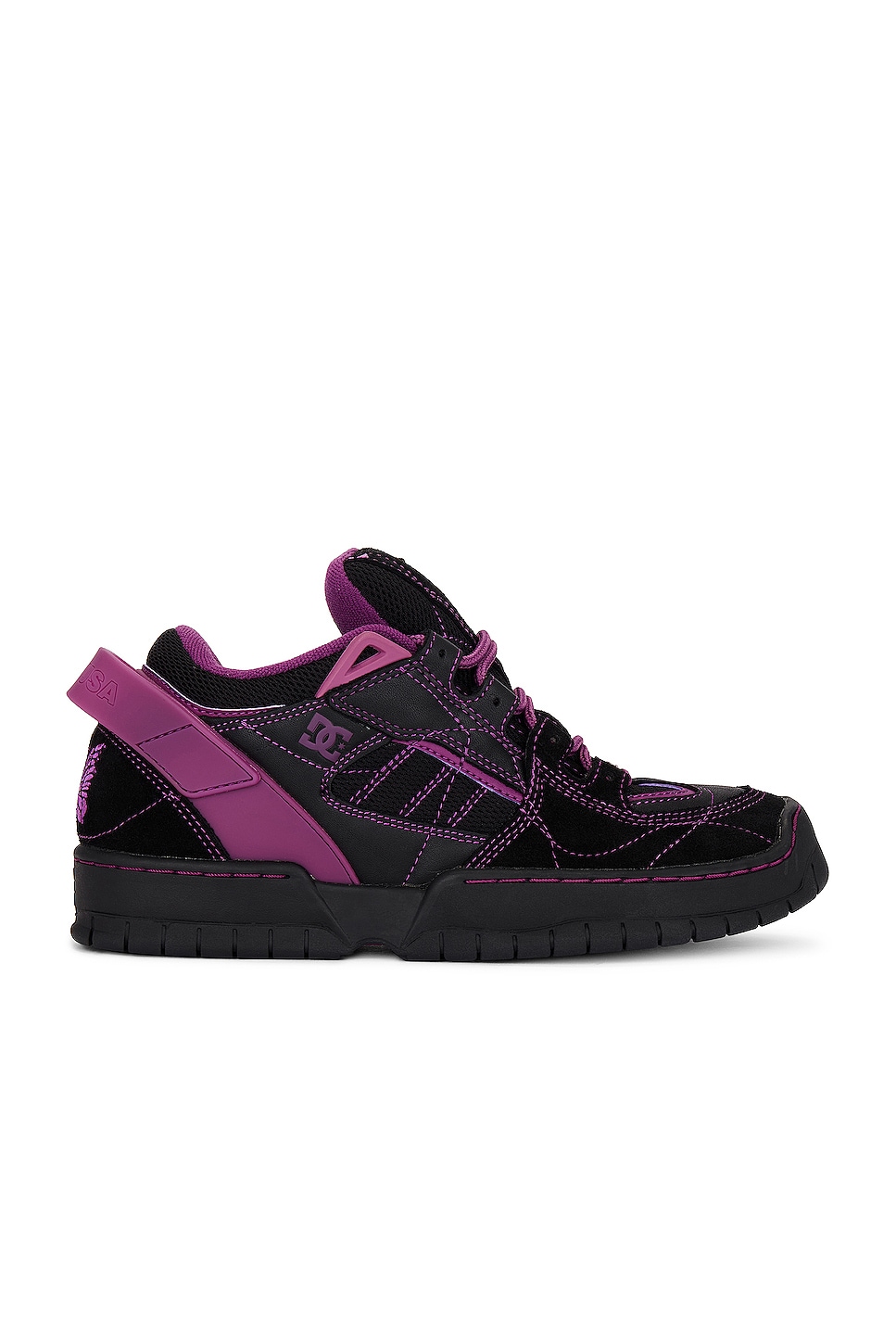 Image 1 of Needles X DC Spectre Sneaker in Black & Purple
