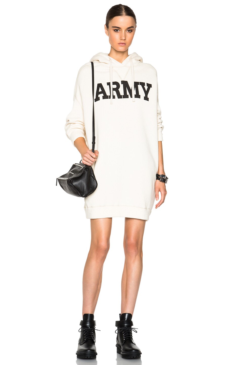 Image 1 of NLST Oversized Hoodie Dress in Natural