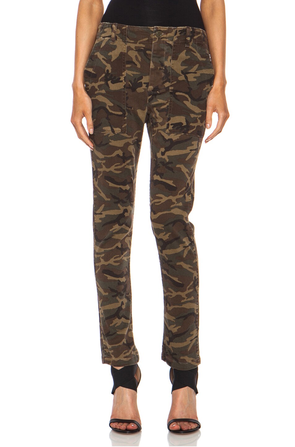 Image 1 of NLST Slouch Utility Cotton-Blend Trouser in Camo