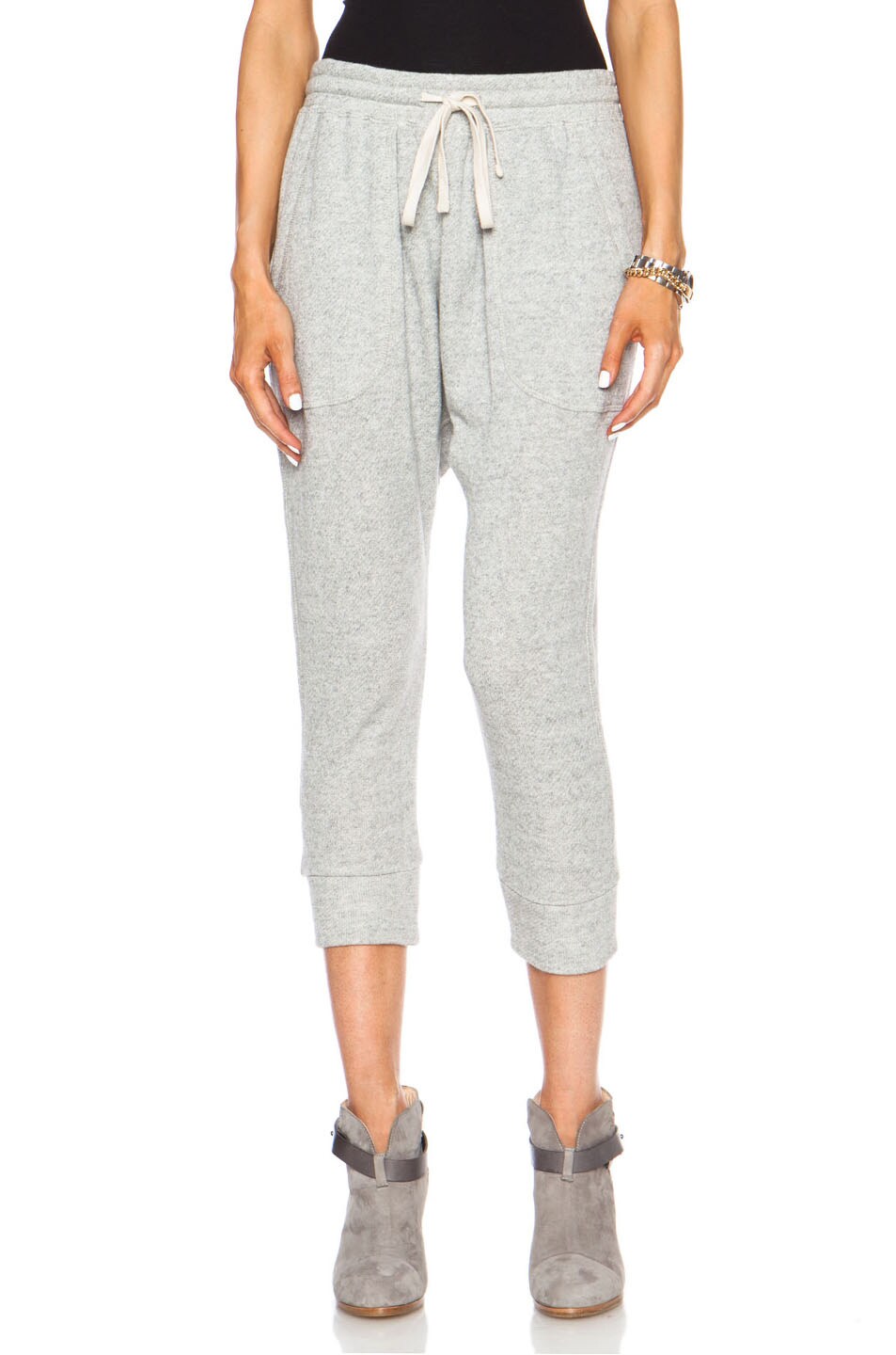 Image 1 of NLST Knit Harem Cotton Pant in Heather