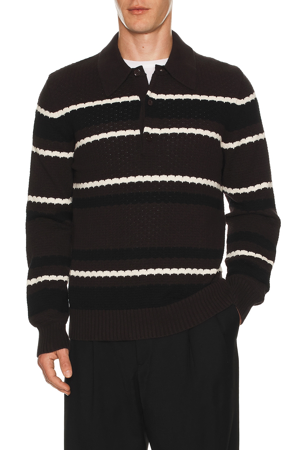 Image 1 of NN07 Alfie Polo in Dusky Port