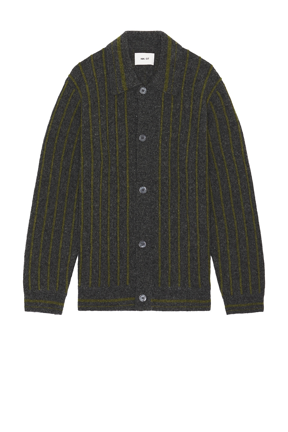 Darren Polo Cardigan in Grey