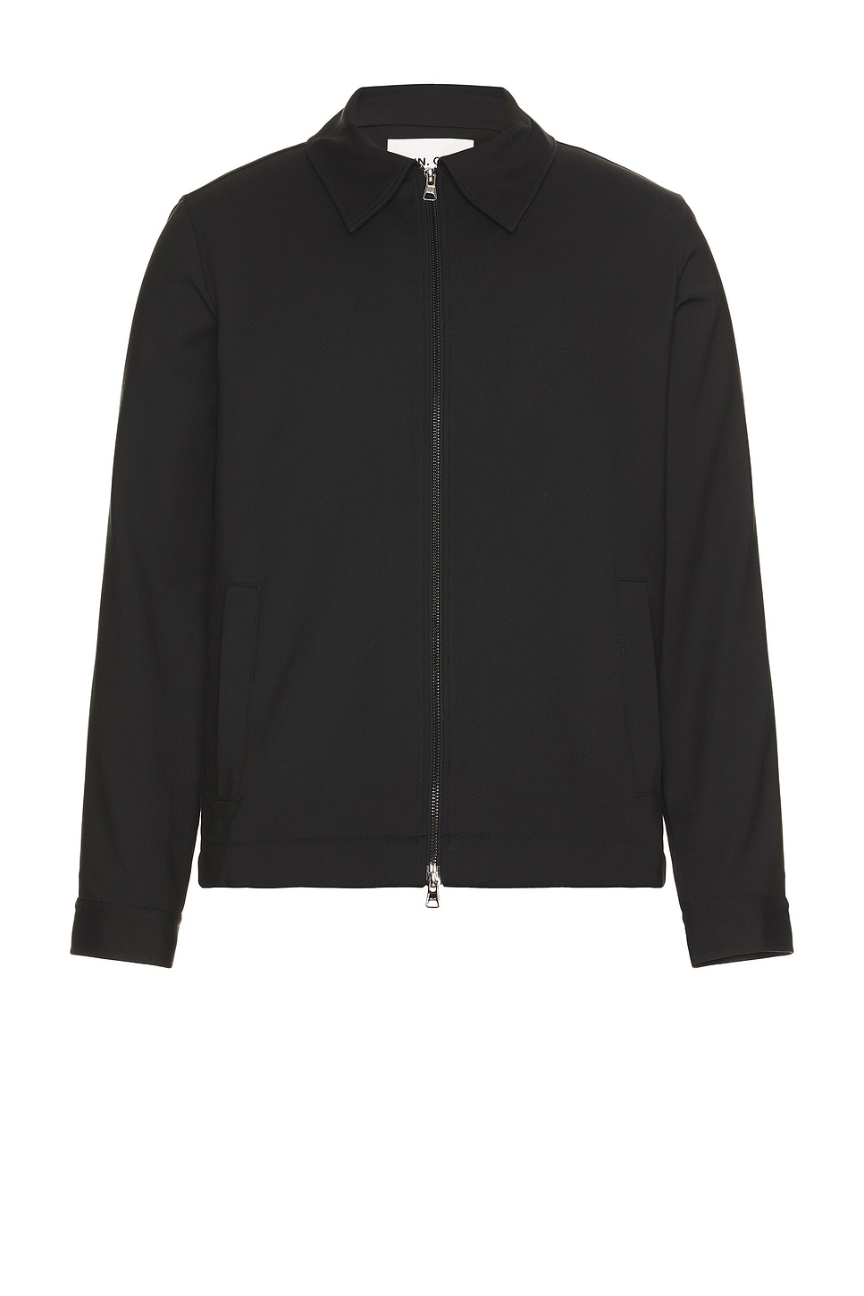 Ivan Zip Overshirt in Black