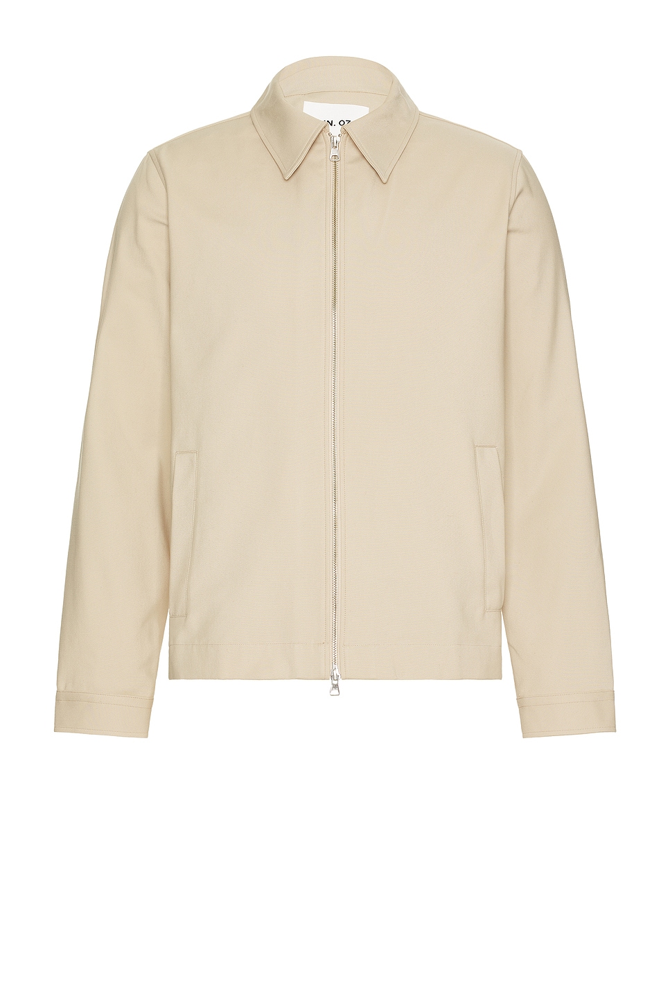 Ivan Zip Overshirt in Cream