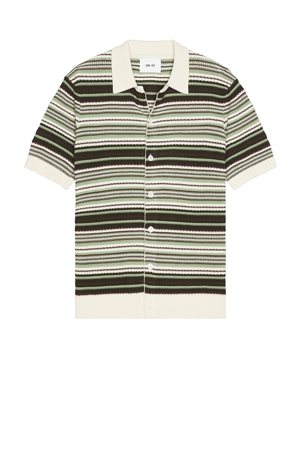 NN07 Nolan Polo Cardigan 6686 in Green