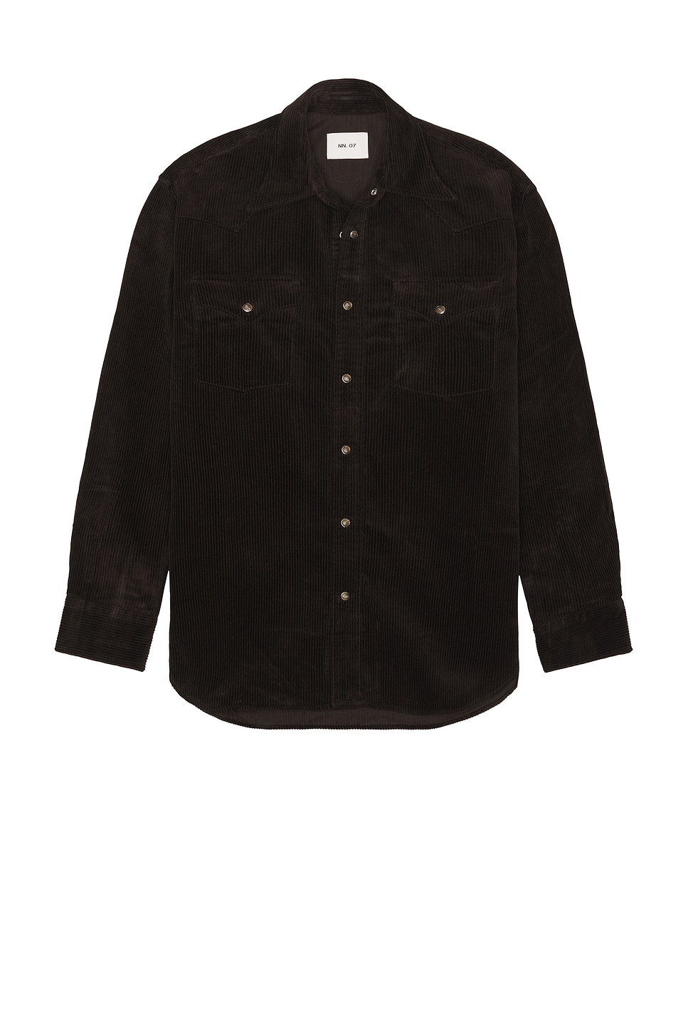 Image 1 of NN07 Ricky Cord Shirt in Demitasse