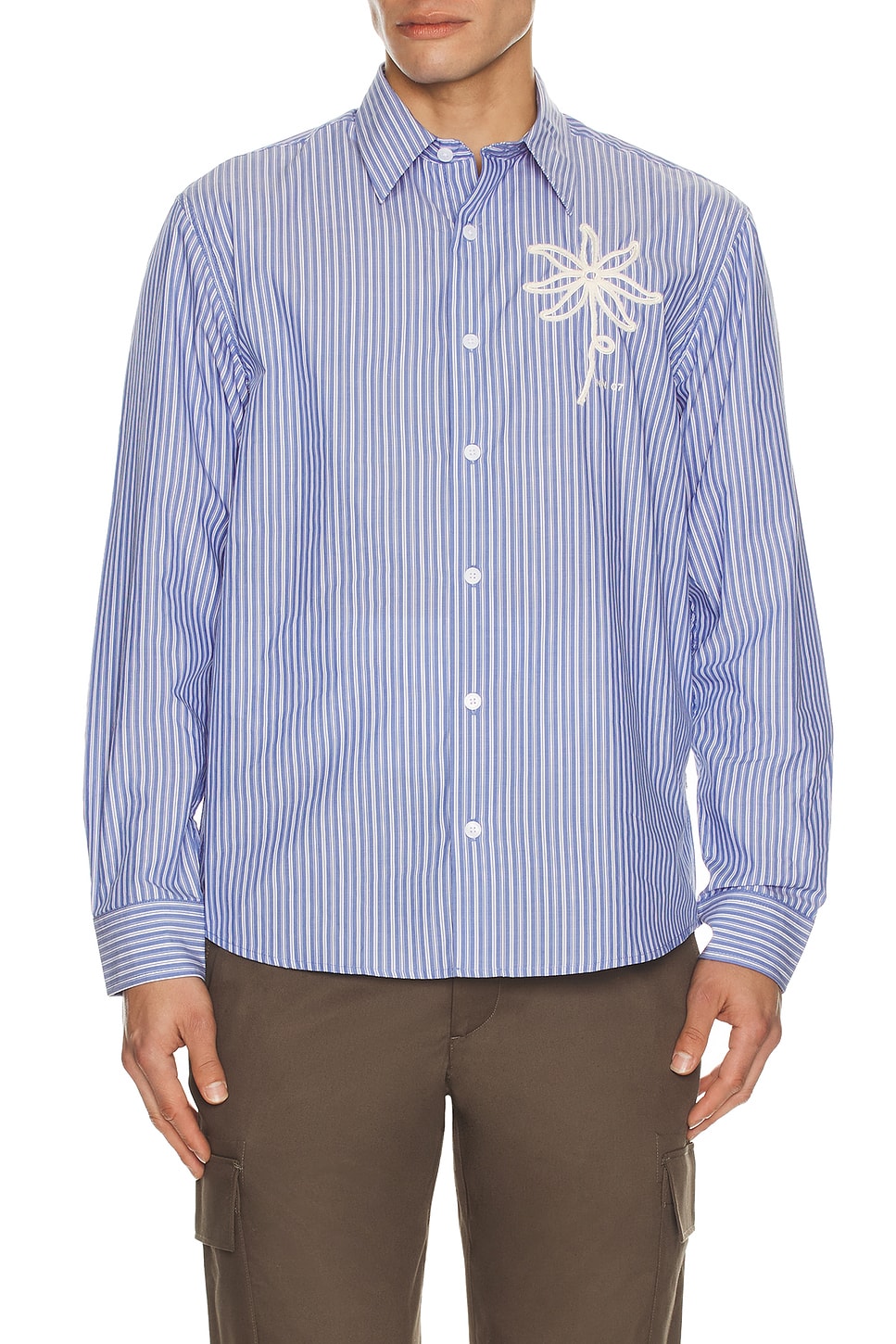 Image 1 of NN07 Quinsy Shirt in Blue Stripe