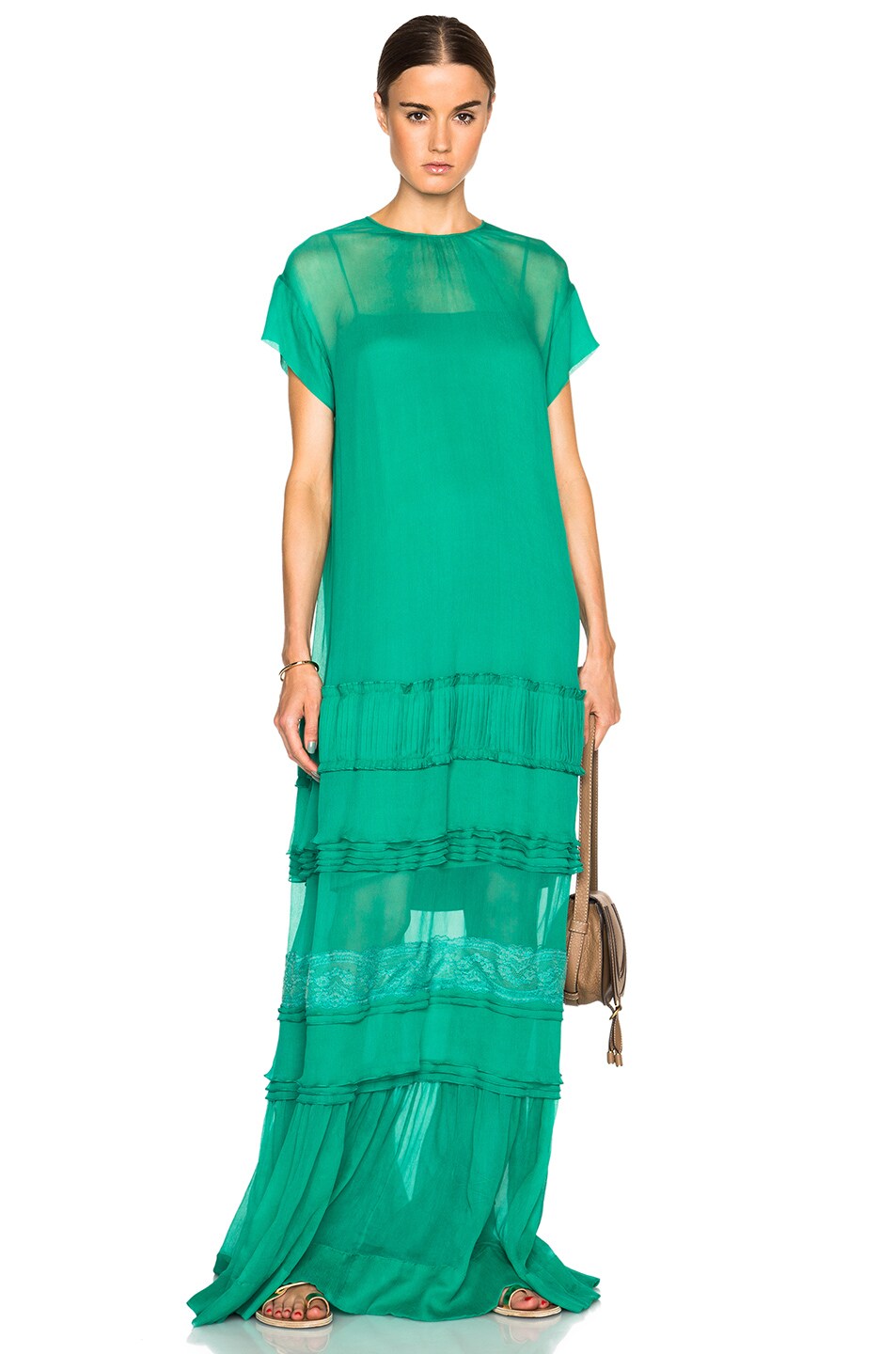 Image 1 of No. 21 Angela Dress in Green