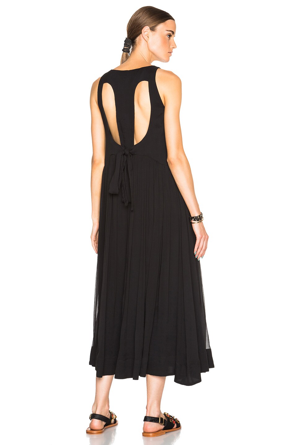 Image 1 of No. 21 Adrianne Dress in Black