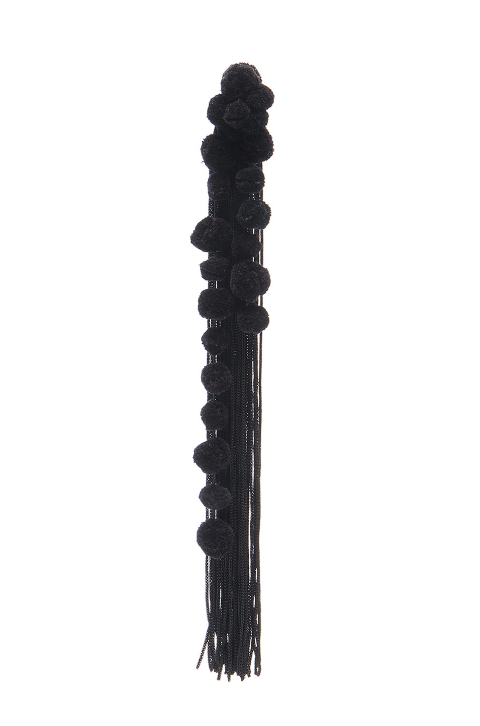 Image 1 of No. 21 Tassel Single Earring in Black