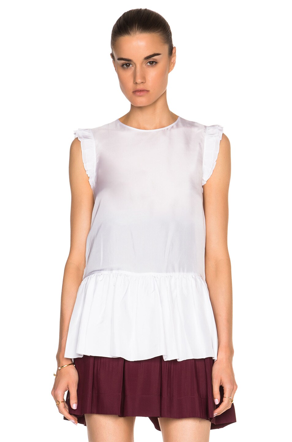 Image 1 of No. 21 Tatiana Top in White