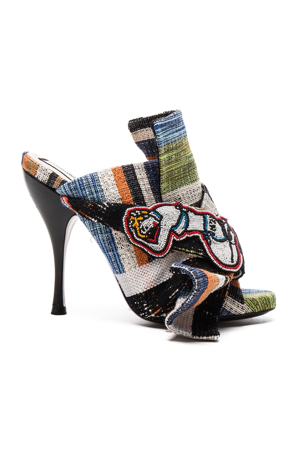 Image 1 of No. 21 Bow Mules in Multicolor